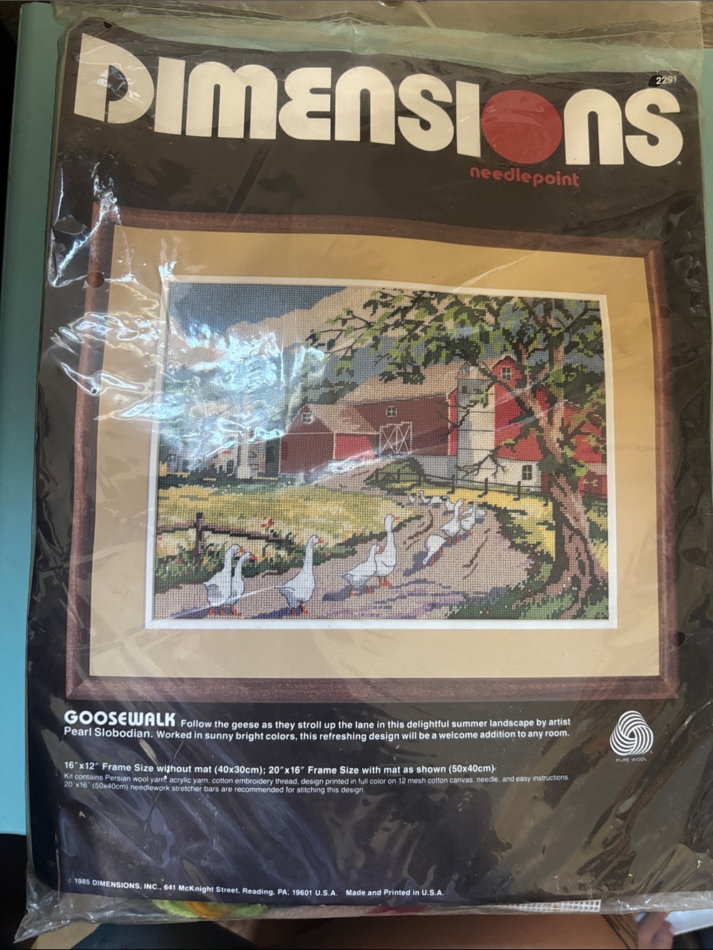 Dimensions Needlepoint Kit - Goosewalk